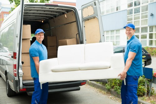 Man with van helping with a local Bermondsey move