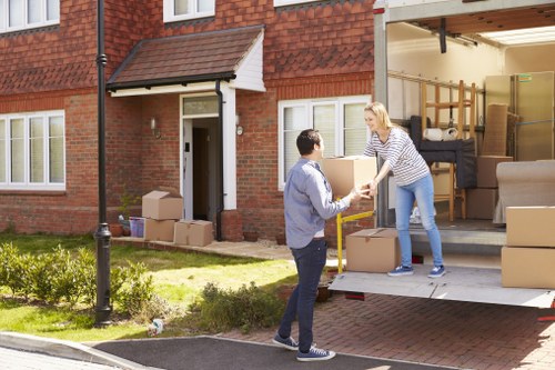 Local packing experts organising belongings during a Bermondsey relocation
