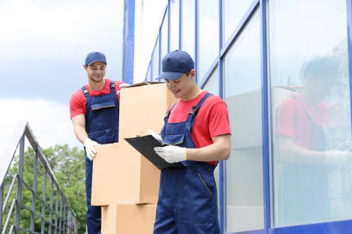 Removal team preparing a move in Bermondsey