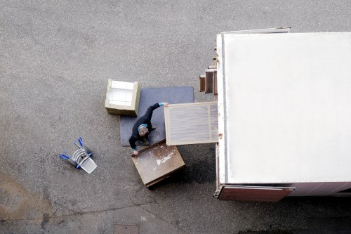 Professional movers loading furniture for a Bermondsey relocation