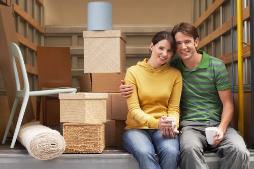 Securely packed moving van for home relocation in Bermondsey