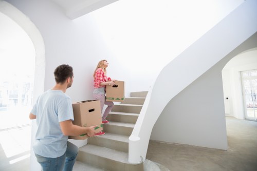 Professional movers handling student furniture in Bermondsey