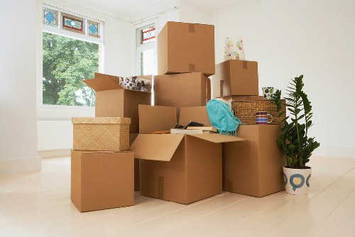 Customer confirming a removals booking with service details and schedule