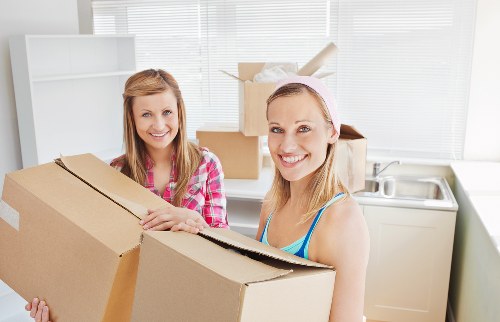 Careful packing materials and labelled boxes for Bermondsey moving services
