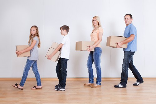 Careful handling of household items during a Bermondsey removal